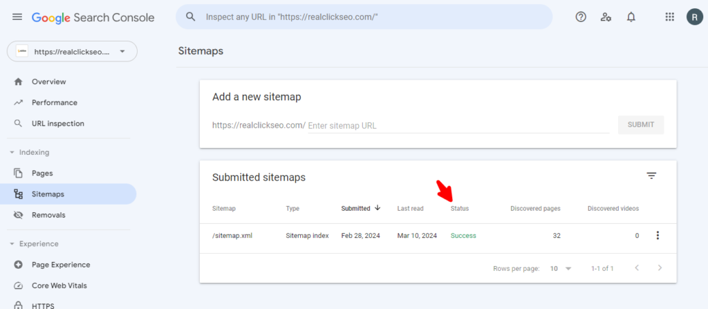 image-of-confirmation-message-in-google-search-console